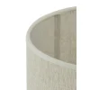 Abażur BRESKA 40 cm perłowa biel
