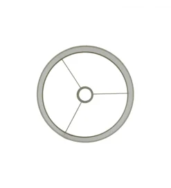 Abażur BRESKA 40 cm perłowa biel