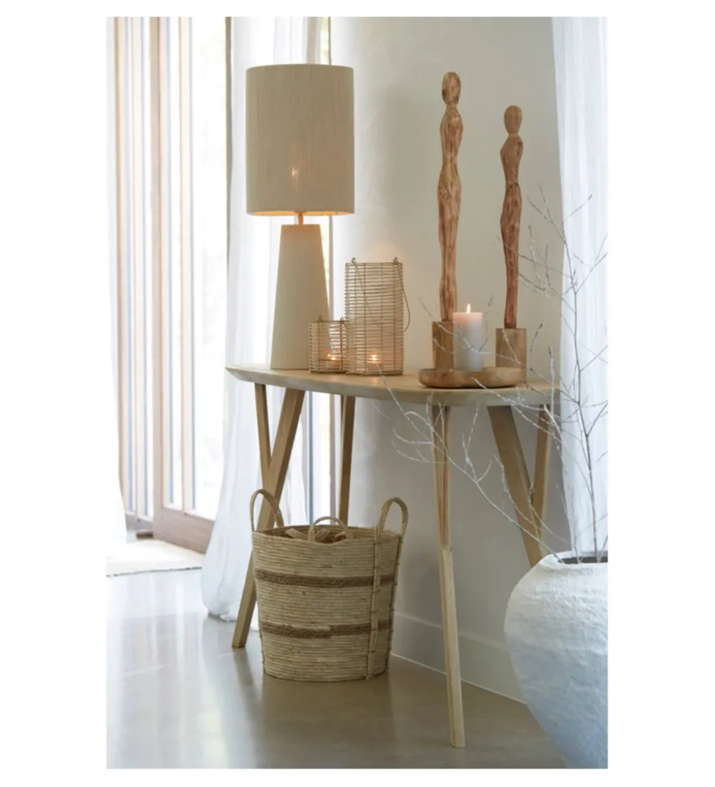 Abażur MEDAN 40 cm kremowy