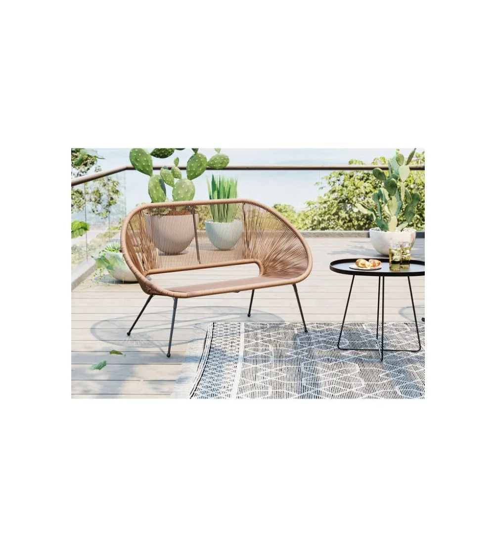 Ławka ACAPULCO naturalna 121 CM