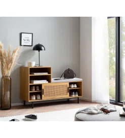Ławka AMBERT 120 cm w optyce dębu