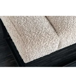 Ławka Baltic 110 cm Bouclé szampański beż