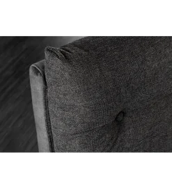 Ławka BIG GEORGE 160 cm welwet antracyt