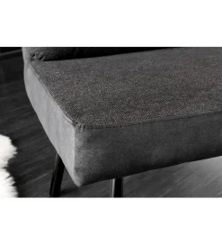 Ławka BIG GEORGE 160 cm welwet antracyt