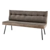Ławka BIG GEORGE 160 cm welwet taupe brązowy