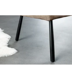 Ławka BIG GEORGE 160 cm welwet taupe brązowy