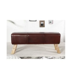 Ławka  Bock II 120 cm skóra