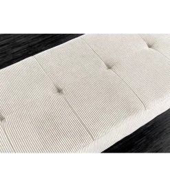 Ławka BOUTIQUE 100 cm beżowy sztruks
