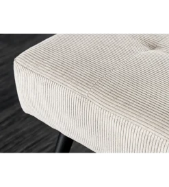 Ławka BOUTIQUE 100 cm beżowy sztruks