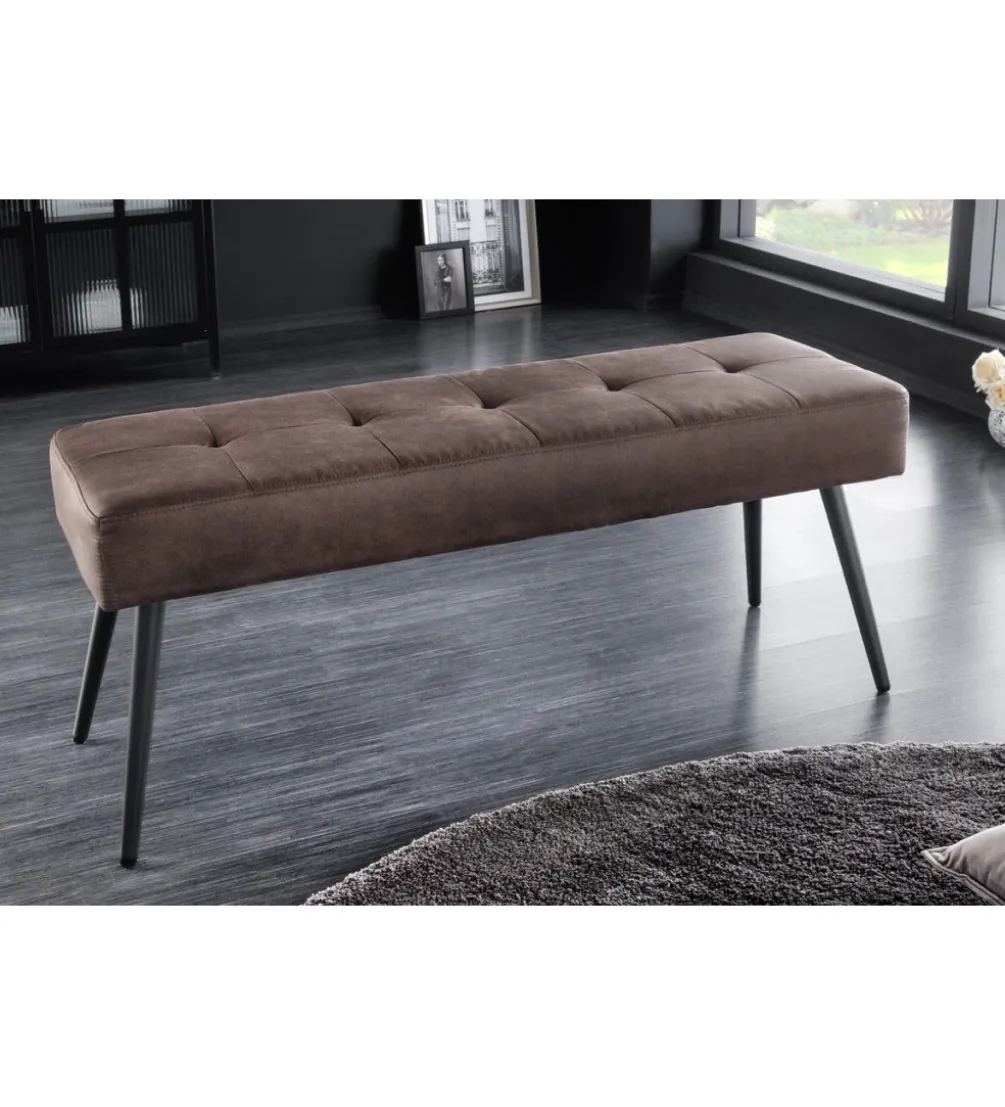 Ławka BOUTIQUE 100 cm brąz