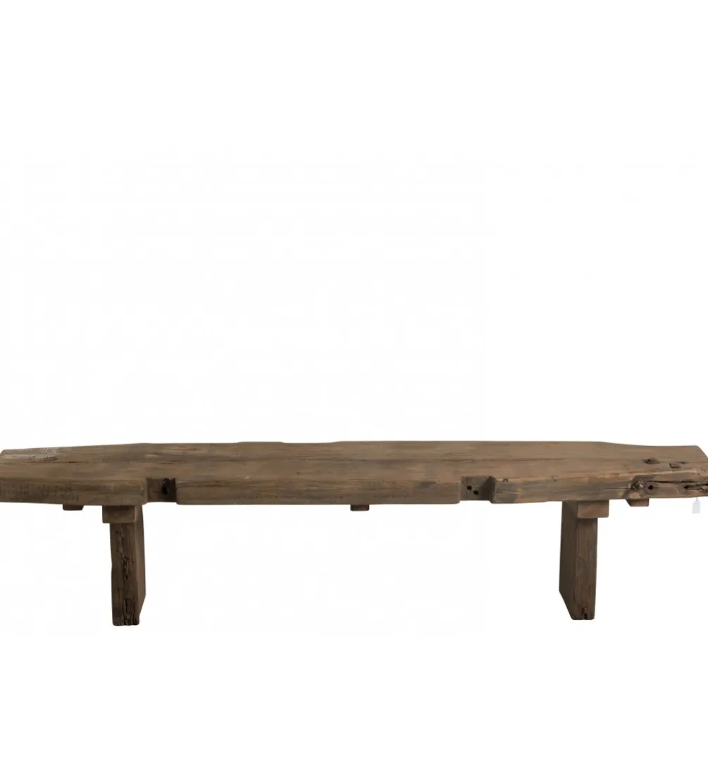 Ławka DEBER 190 cm drewno brązowe