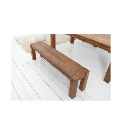 Ławka FINICE Makassar 160 cm drewno Sheesham
