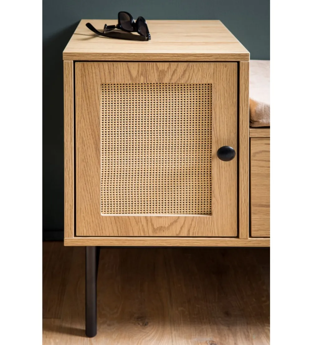Ławka FONTA 100 cm w optyce dębu