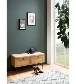 Ławka FONTA 100 cm w optyce dębu