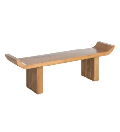 Ławka GALT 160 cm drewno mango naturalna