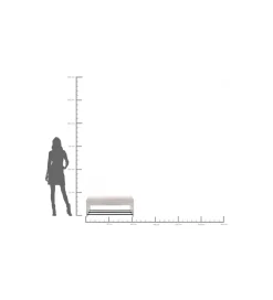 Ławka INSIDE 103 cm biała