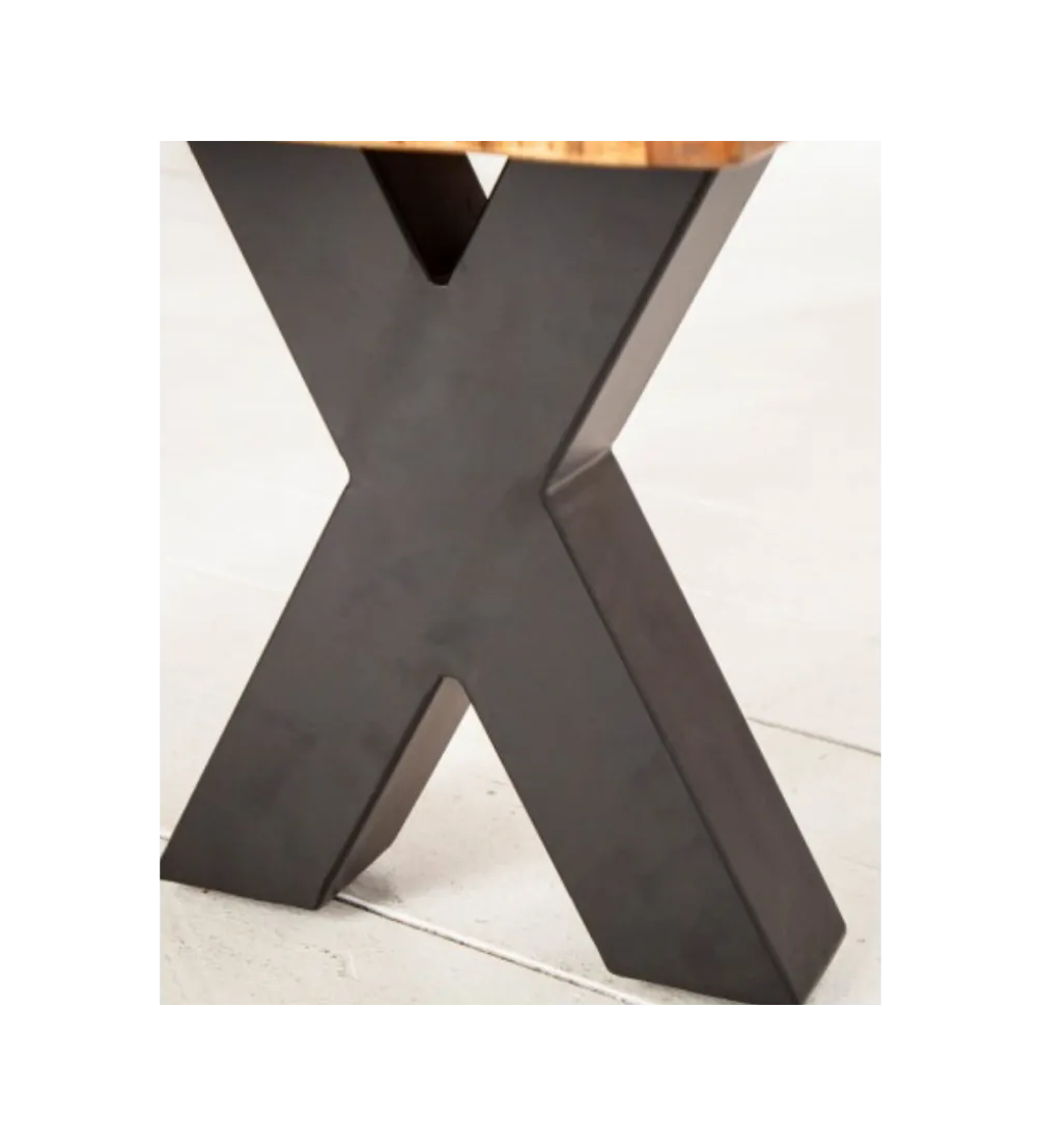 Ławka Iron Craft X 200 cm Mango