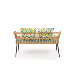 Ławka ogrodowa rattanowy GARDENA XL