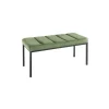Ławka OLIWIA II 80 cm sztruks zielona