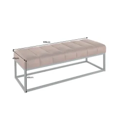 Ławka PETIT BEAUTÉ 110 cm antyczny brąz