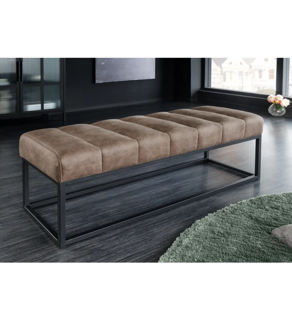 Ławka PETIT BEAUTÉ 110 cm szary taupe