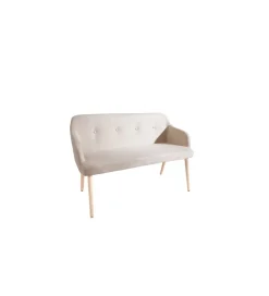 Ławka Scandinavia beżowa 116 cm