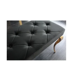 Ławka TRENTINO Modern Barock 172 cm czarna