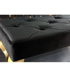 Ławka TRENTINO Modern Barock 172 cm czarna