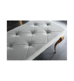 Ławka TRENTINO Modern Barock 172 cm szara