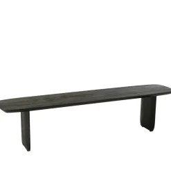 Ławka VIOLEN 190 cm drewno akacja czarna
