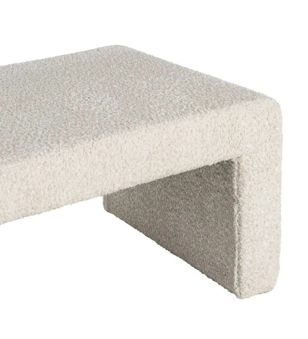 Ławka WESTEMA 90 cm kremowa