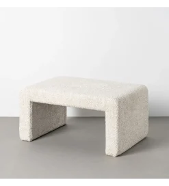 Ławka WESTEMA 90 cm kremowa