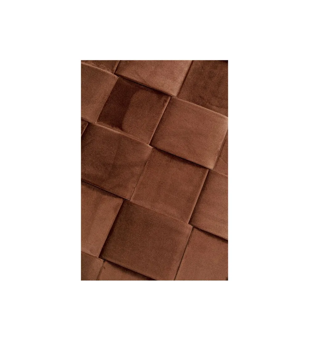 Ławka ze schowkiem WEAVE 121 cm mocca