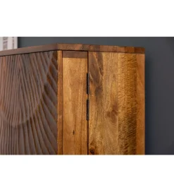 Barek komoda DAVIDE Scorpion 140 cm drewno mango brąz