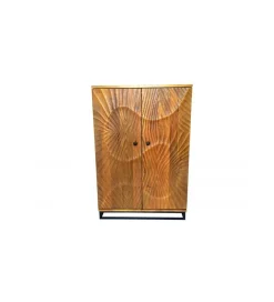 Barek komoda DAVIDE Scorpion 140 cm drewno mango brąz