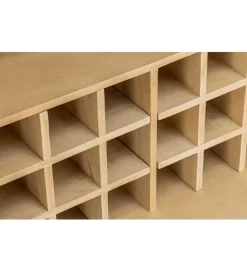 Barek TORINGU 95 cm bielone drewno mango
