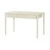 Biurko ARES 120 cm drewno mango biel