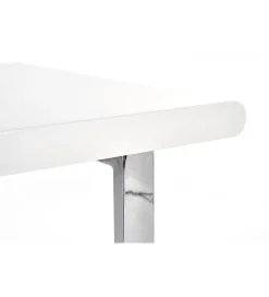 Biurko B30 120 cm biały chrom
