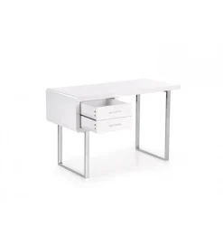 Biurko B30 120 cm biały chrom