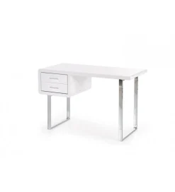 Biurko B30 120 cm biały chrom