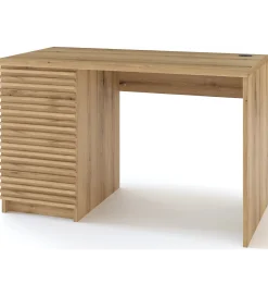 Biurko BISETT 120 - 140 cm dąb artisan