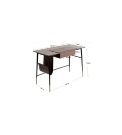 Biurko BOTICELLI 152 cm drewno jesion