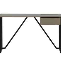 Biurko JULIUS 126 cm drewno sosny szary
