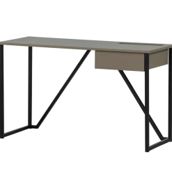 Biurko JULIUS 126 cm drewno sosny szary