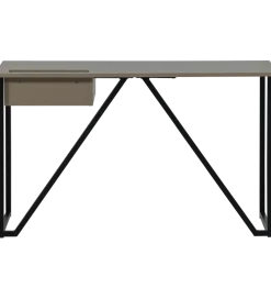 Biurko JULIUS 126 cm drewno sosny szary