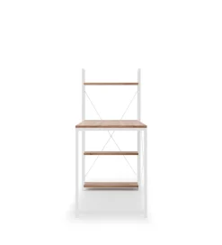 Biurko NARVIK 120 cm w kolorze biały dąb sonoma