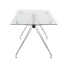 Biurko Officia 160 cm szklane
