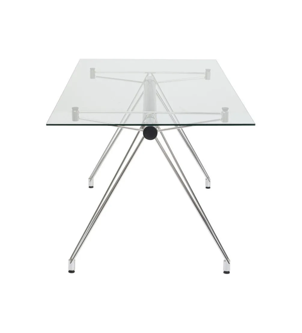 Biurko Officia 160 cm szklane