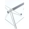 Biurko OFFICIA 160 x 80 cm szklane