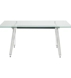 Biurko OFFICIA 160 x 80 cm szklane